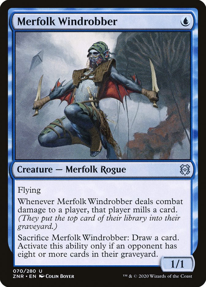 Merfolk Windrobber - [Foil] Zendikar Rising (ZNR)
