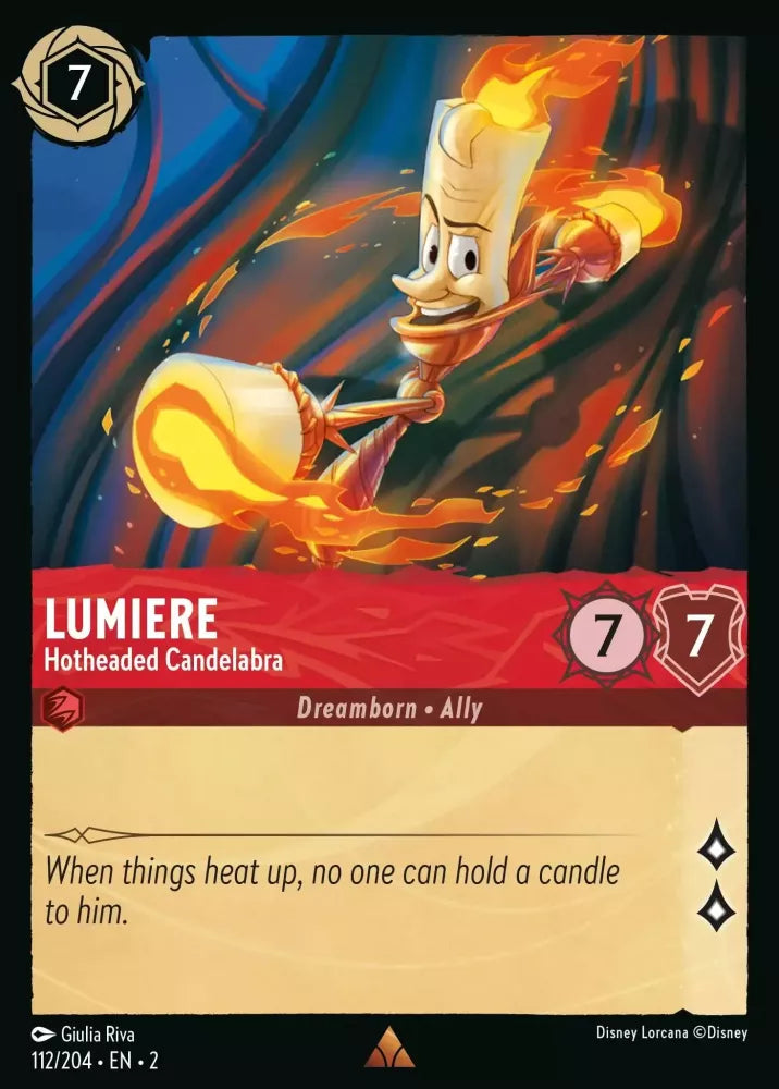 Lumiere - Hotheaded Candelabra - [Foil] Rise of the Floodborn (2)