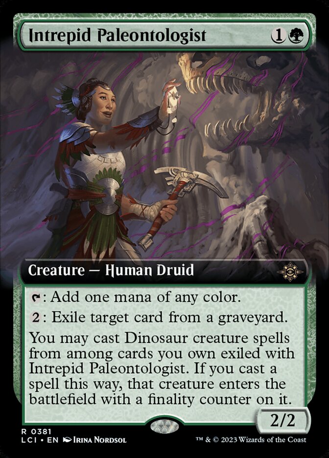 Intrepid Paleontologist - [Foil, Extended Art] The Lost Caverns of Ixalan (LCI)