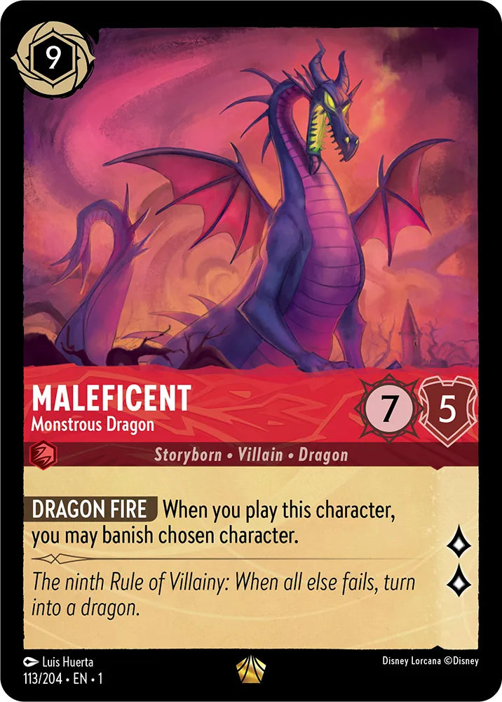 Maleficent - Monstrous Dragon - [Foil] The First Chapter (1)
