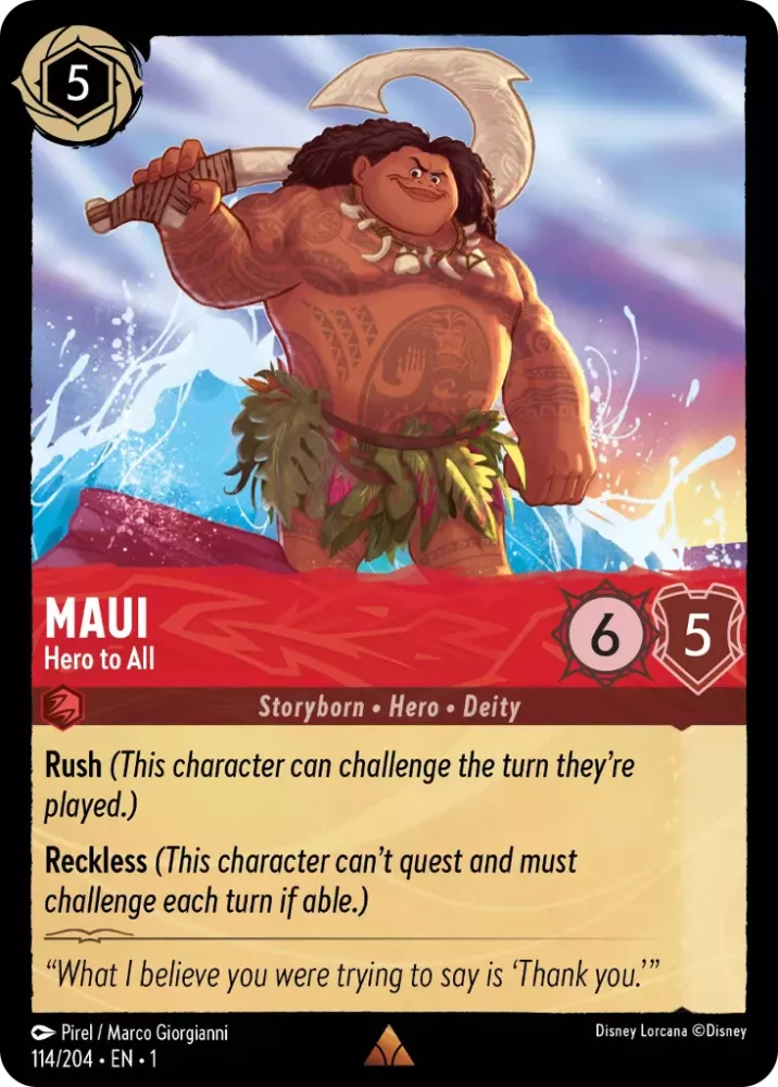Maui - Hero to All - [Foil] The First Chapter (1)