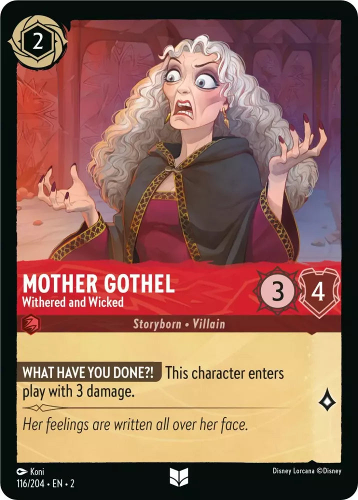 Mother Gothel - Withered and Wicked - [Foil] Rise of the Floodborn (2)