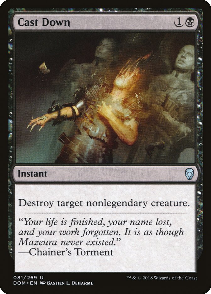 Cast Down - [Foil] Dominaria (DOM)