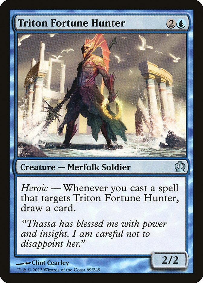 Triton Fortune Hunter - [Foil] Theros (THS)