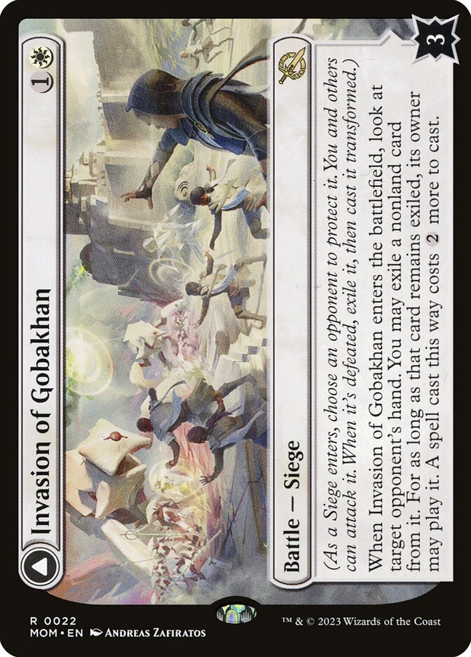 Invasion of Gobakhan // Lightshield Array - [Foil] March of the Machine (MOM)