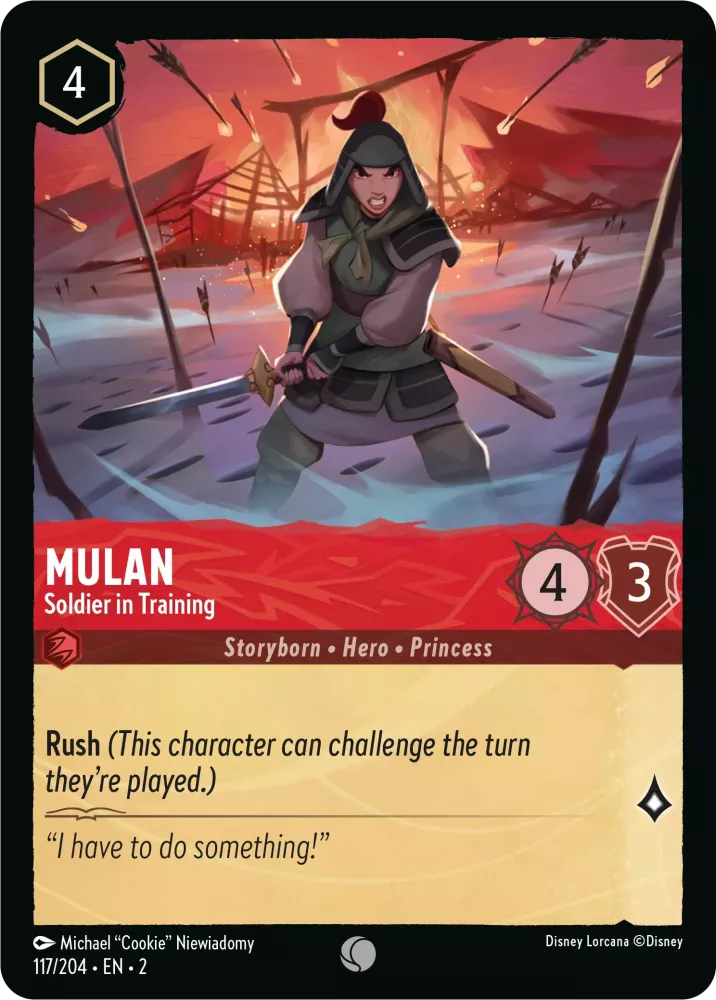Mulan - Soldier in Training - [Foil] Rise of the Floodborn (2)