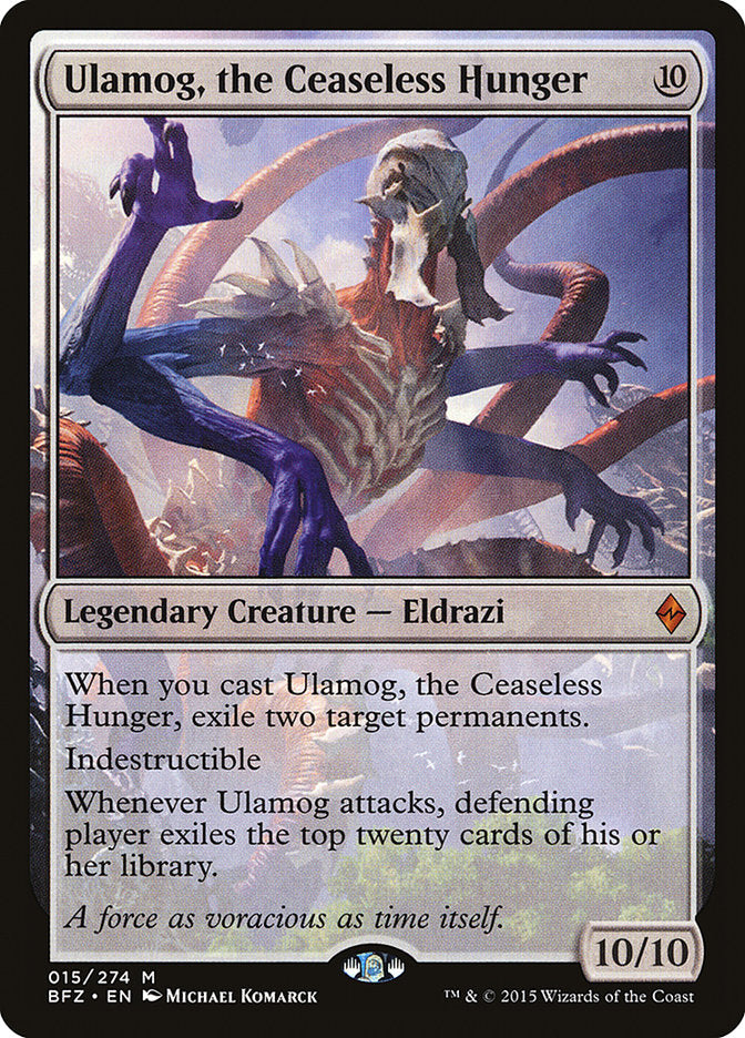 Ulamog, the Ceaseless Hunger - [Foil] Battle for Zendikar (BFZ)