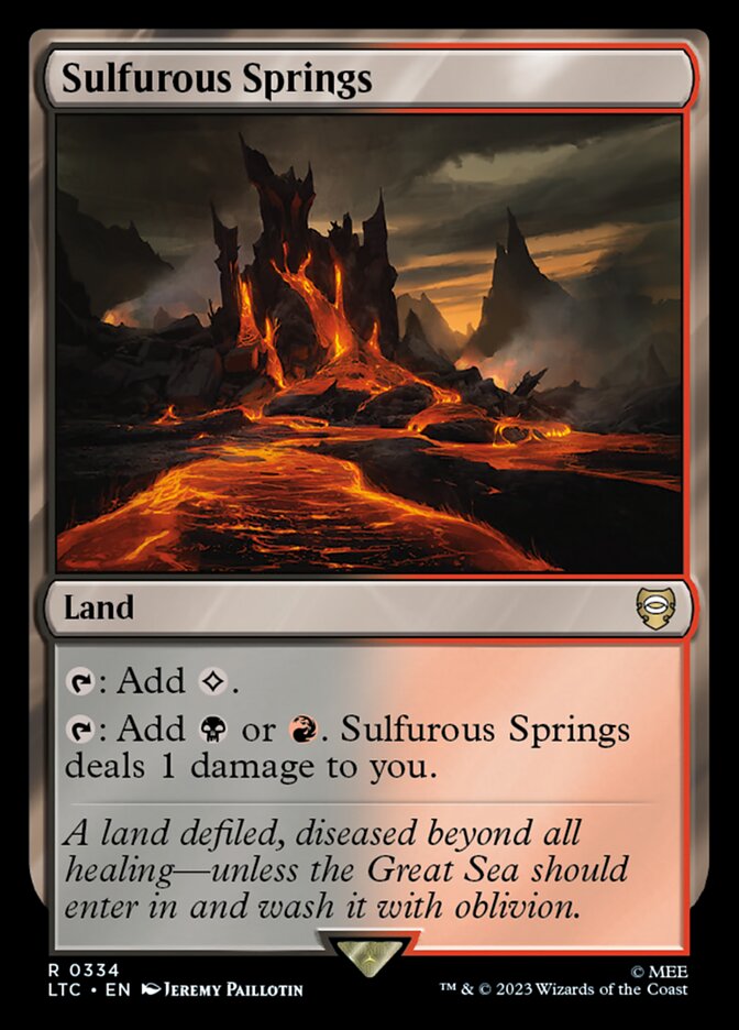 Sulfurous Springs - Tales of Middle-earth Commander (LTC)