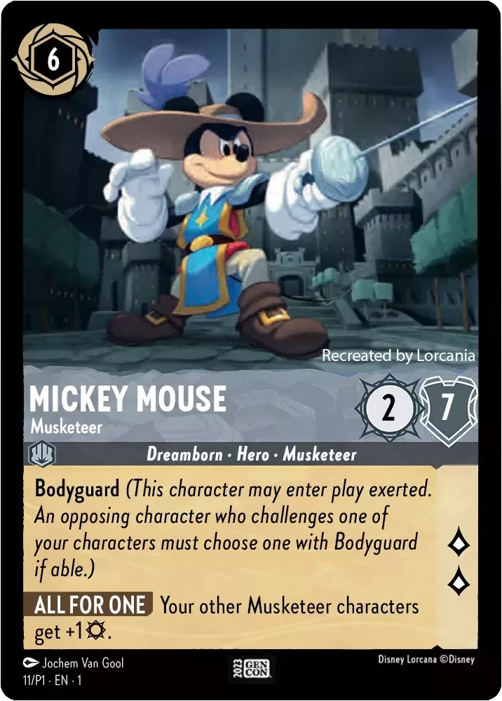 Mickey Mouse - Musketeer - [Gen Con Promo] Promo (P1)