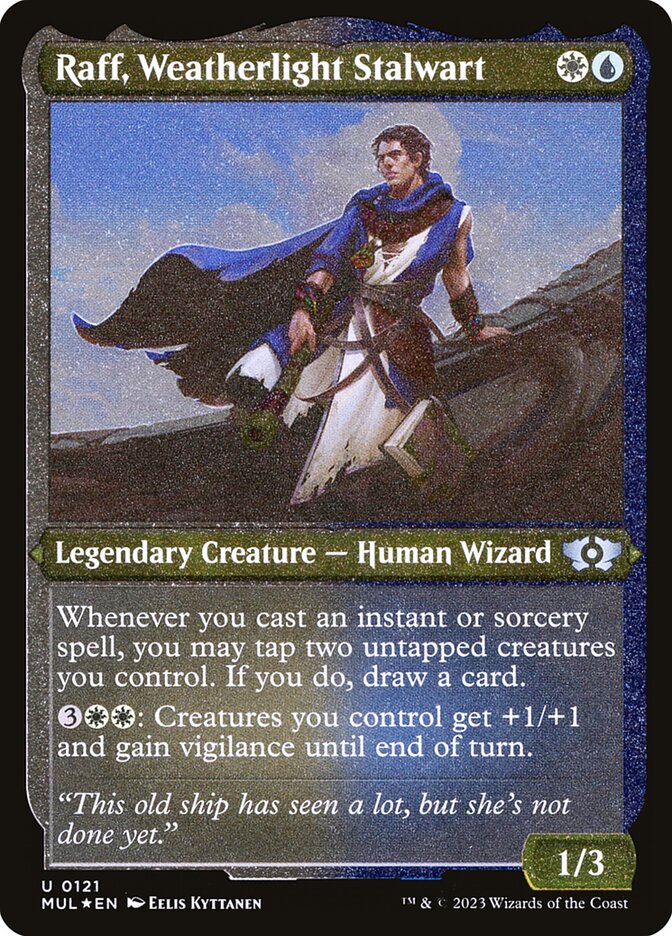 Raff, Weatherlight Stalwart - [Etched Foil] Multiverse Legends (MUL)