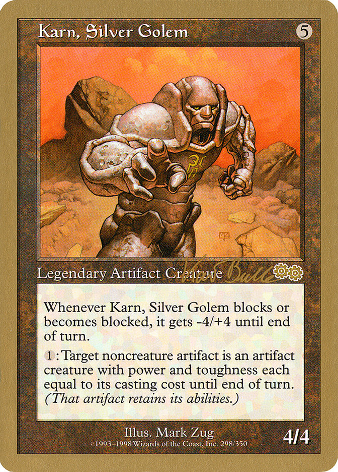 Karn, Silver Golem - [Retro Frame] World Championship Decks 1999 (WC99)