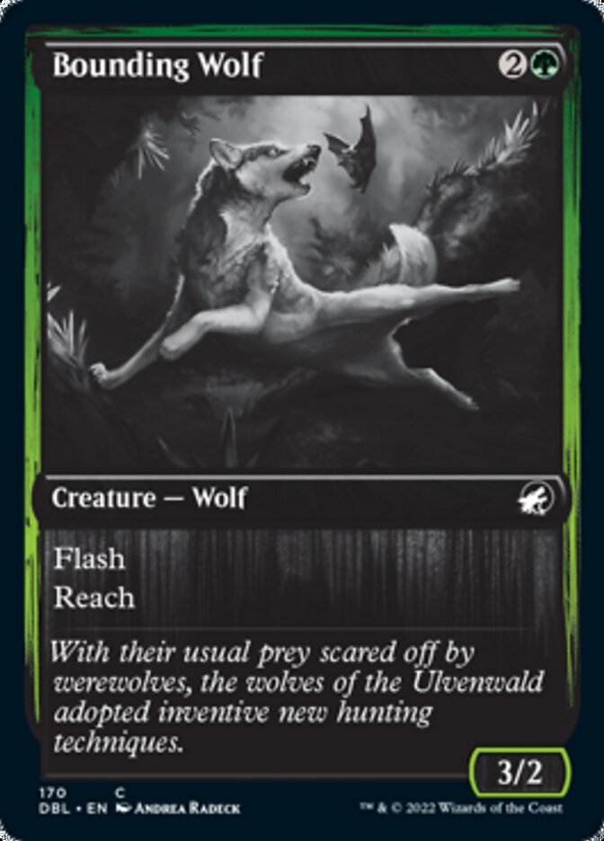 Bounding Wolf - [Foil] Innistrad: Double Feature (DBL)