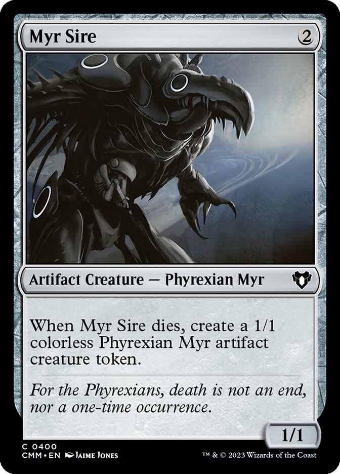 Myr Sire - [Foil] Commander Masters (CMM)