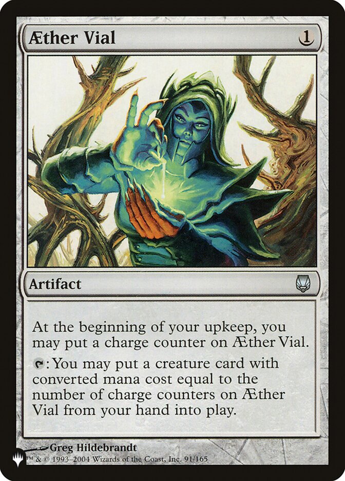 Aether Vial - The List (PLIST)
