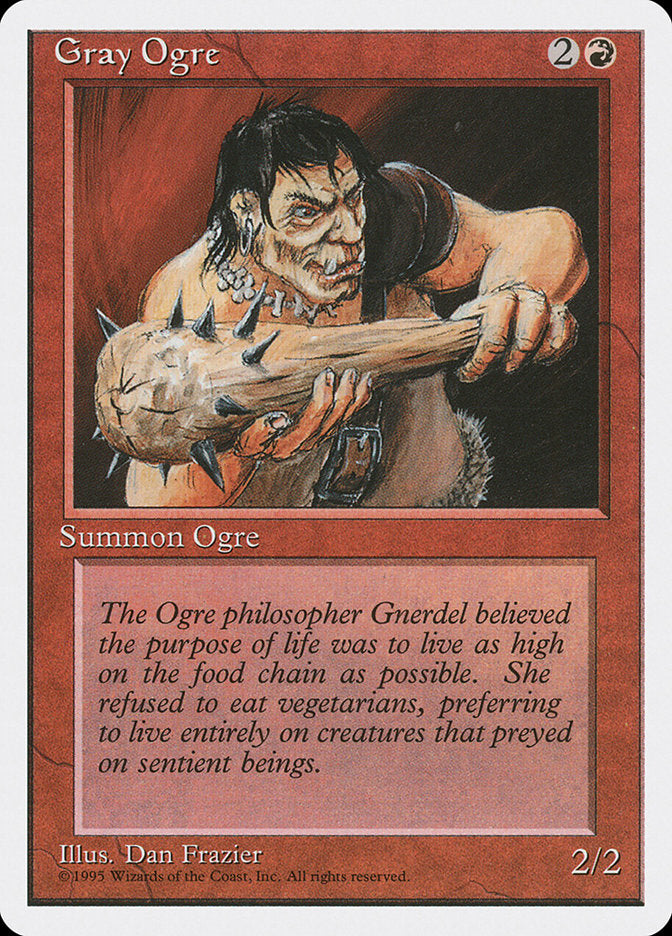 Gray Ogre - Fourth Edition (4ED)