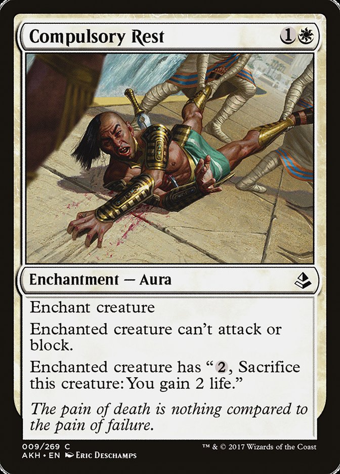 Compulsory Rest - [Foil] Amonkhet (AKH)
