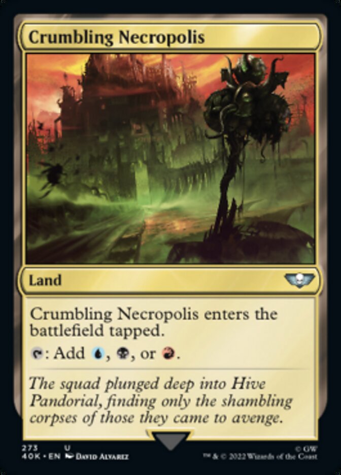 Crumbling Necropolis - [Surge Foil] Warhammer 40,000 Commander (40K)