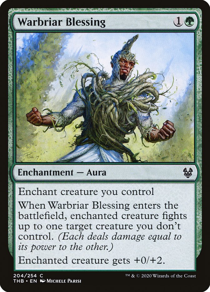 Warbriar Blessing - [Foil] Theros Beyond Death (THB)
