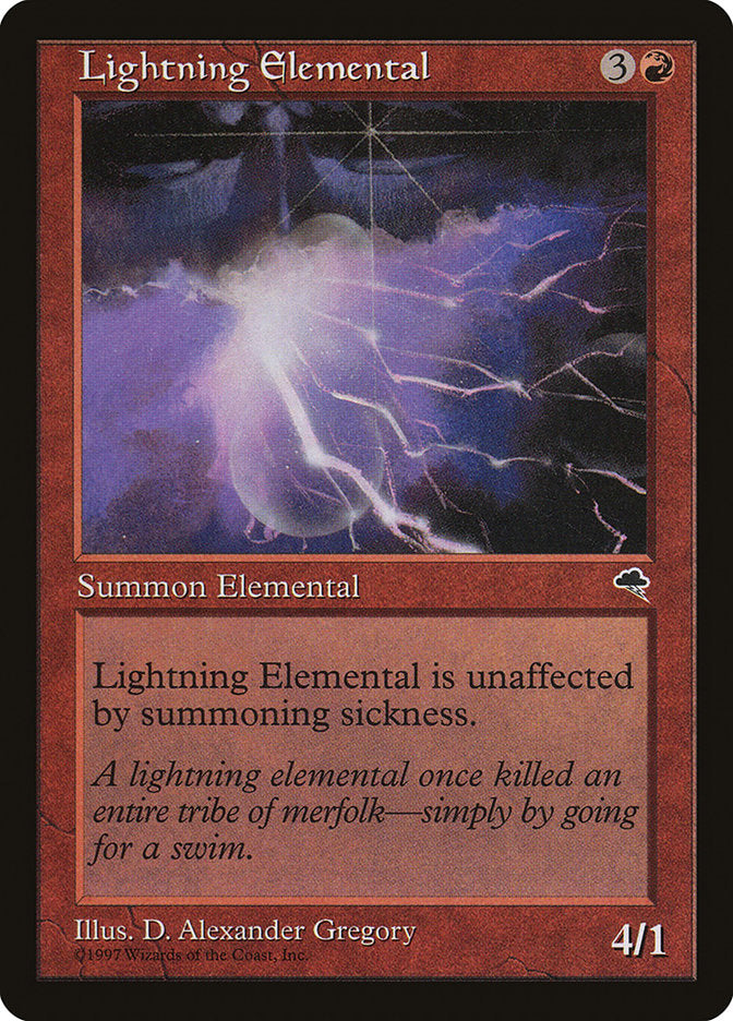 Lightning Elemental - [Retro Frame] Tempest (TMP)