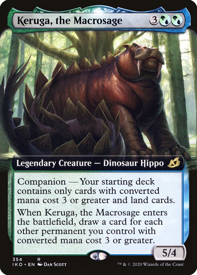 Keruga, the Macrosage - [Foil, Extended Art] Ikoria: Lair of Behemoths (IKO)