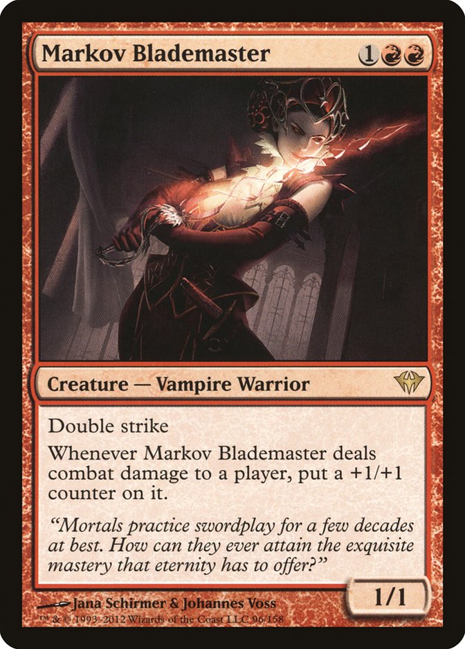 Markov Blademaster - [Foil] Dark Ascension (DKA)