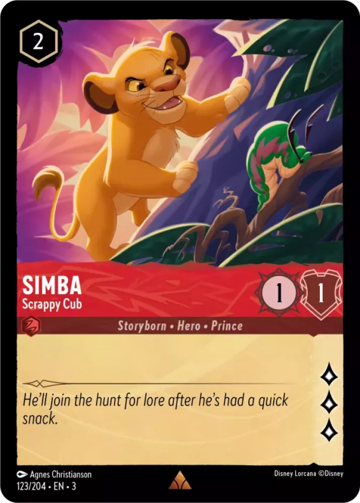 Simba - Scrappy Cub - [Foil] Into the Inklands (3)