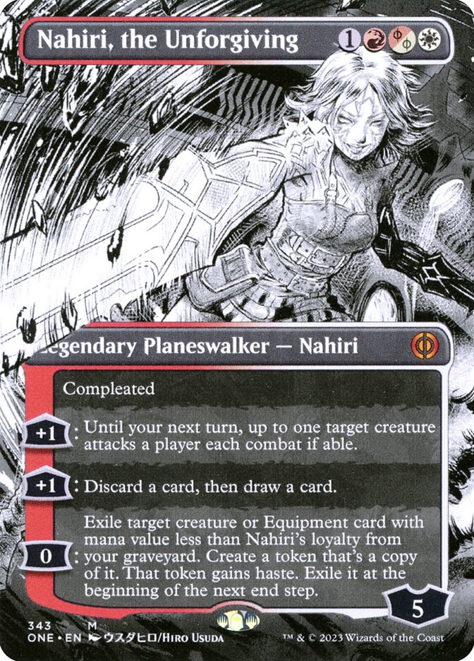 Nahiri, the Unforgiving - [Borderless Manga] Phyrexia: All Will Be One (ONE)