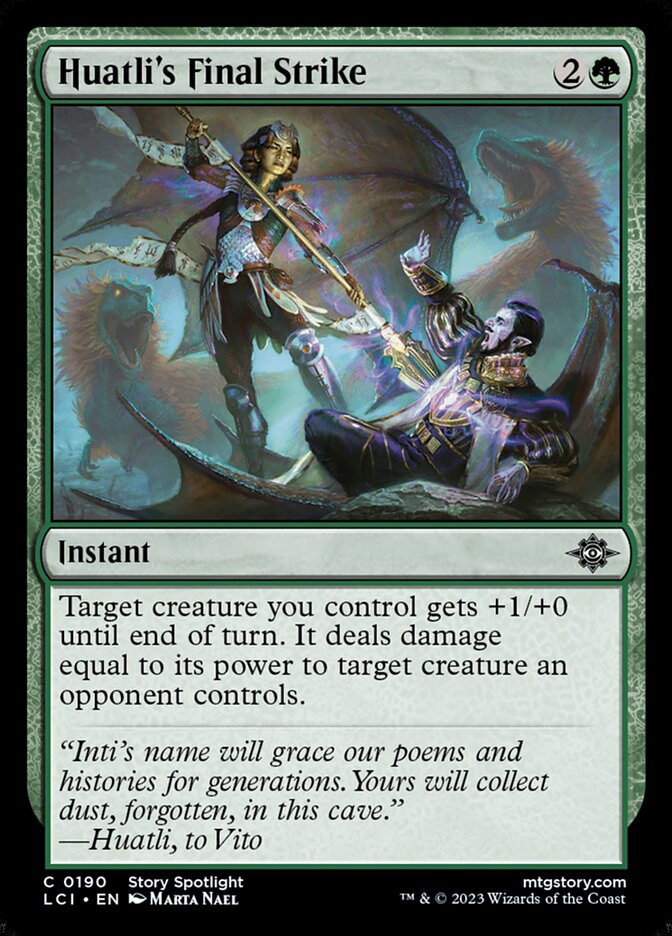 Huatli's Final Strike - The Lost Caverns of Ixalan (LCI)