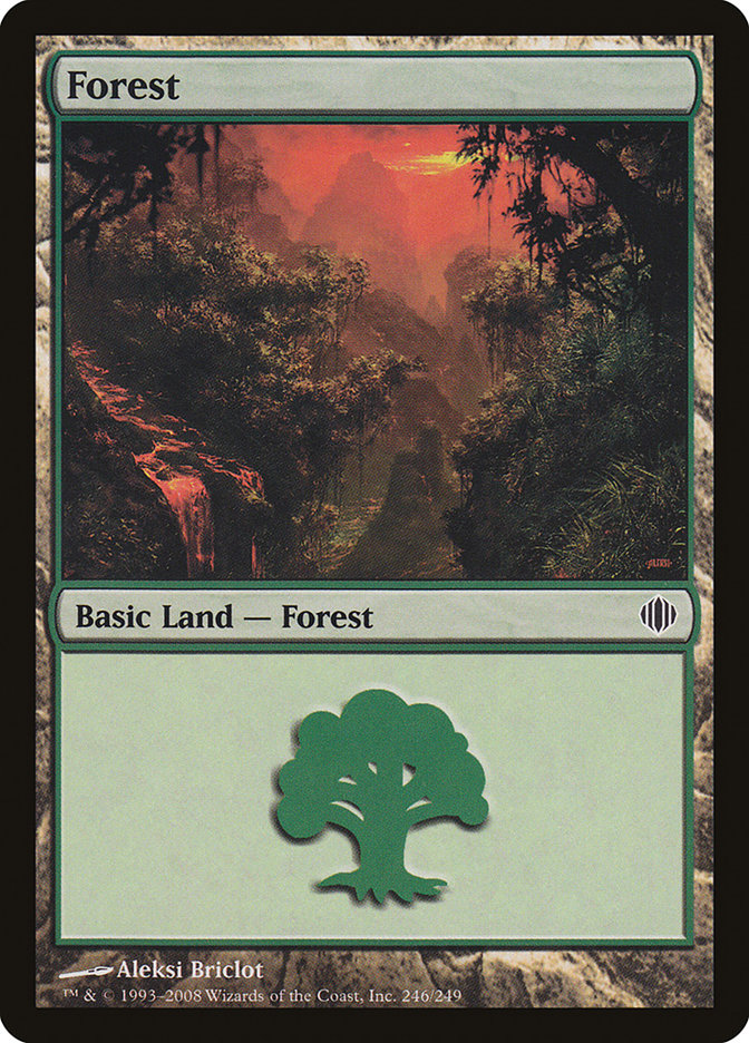 Forest (246) - [Foil] Shards of Alara (ALA)
