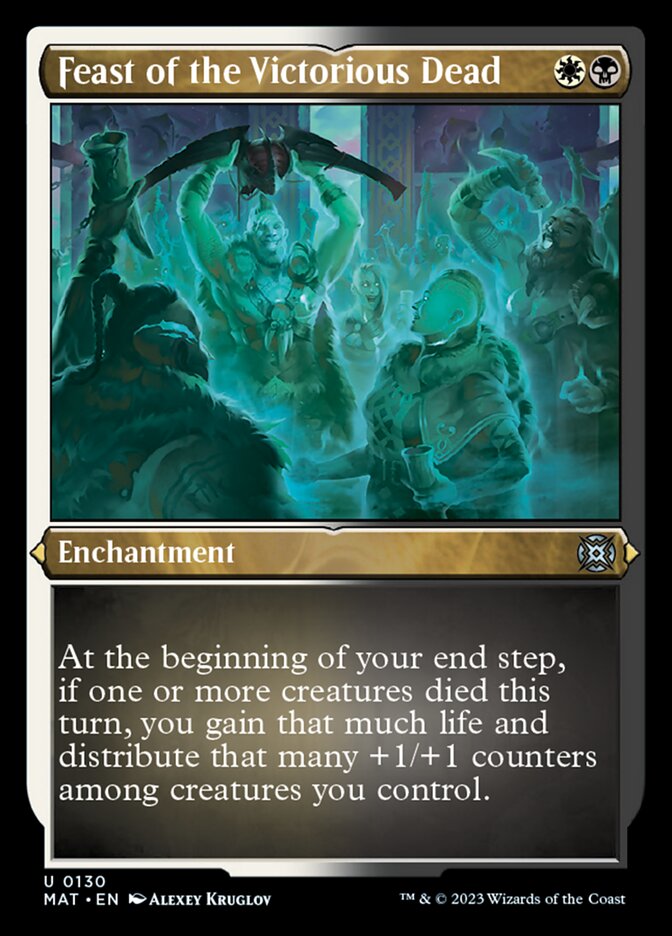 Feast of the Victorious Dead - [Etched Foil] March of the Machine: The Aftermath (MAT)