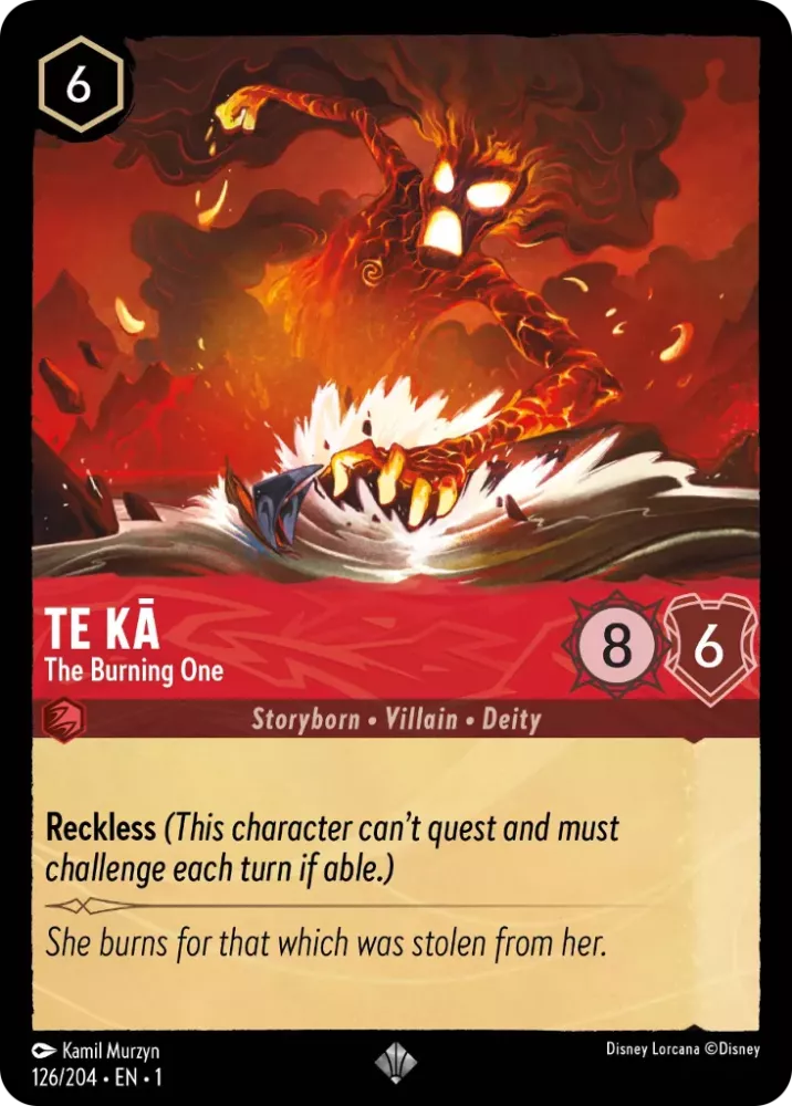 Te Ka - The Burning One - [Foil] The First Chapter (1)