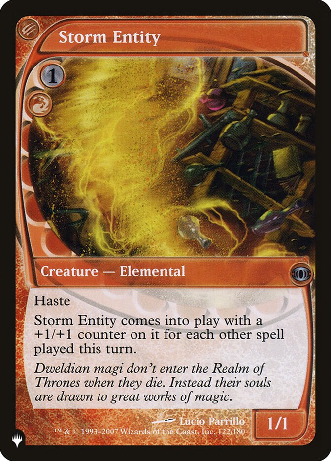 Storm Entity - [Foil] The List (PLIST)