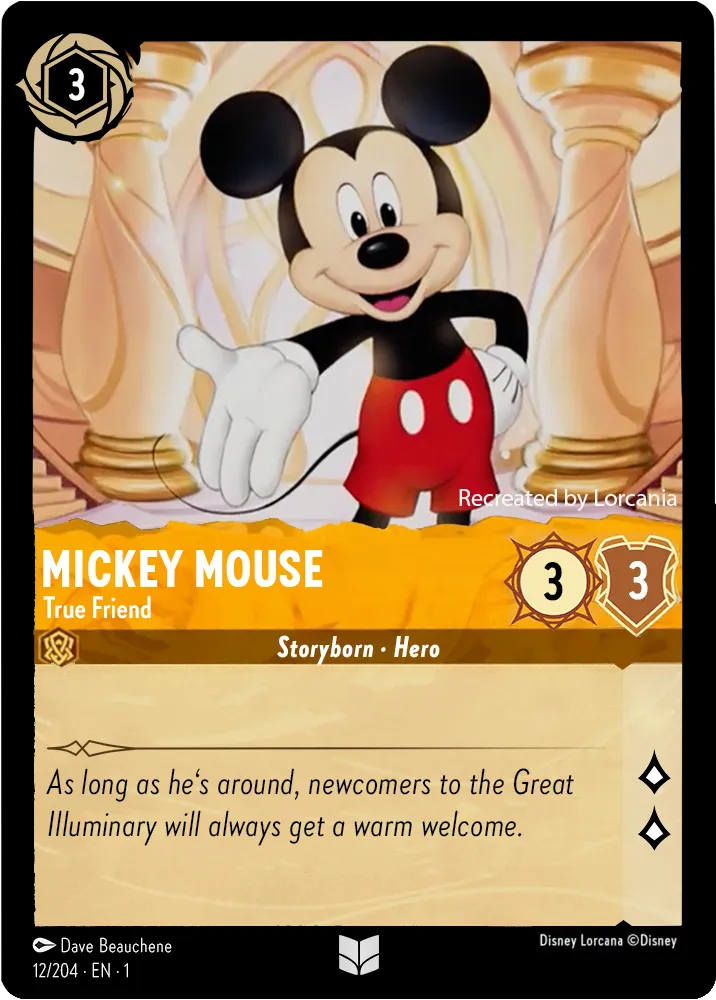 Mickey Mouse - True Friend - [Foil] The First Chapter (1)