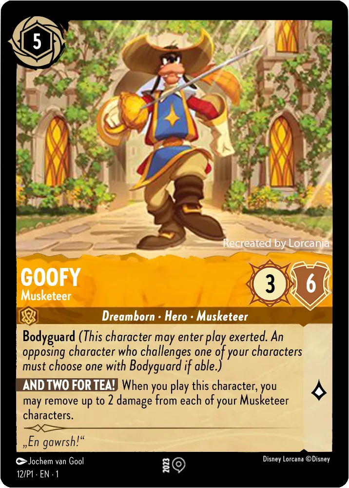 Goofy - Musketeer - [Games Con Promo] Promo (P1)