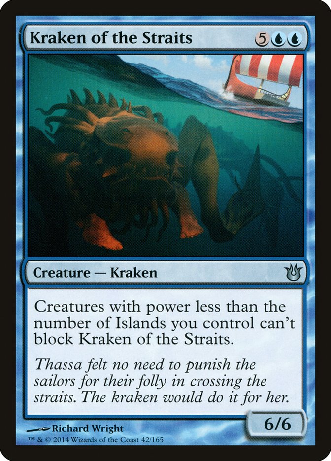 Kraken of the Straits - [Foil] Born of the Gods (BNG)