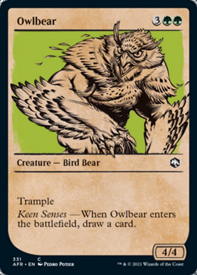 Owlbear - [Foil, Showcase] Adventures in the Forgotten Realms (AFR)