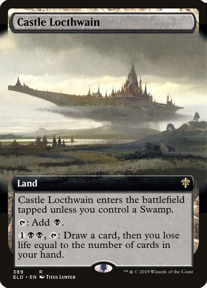 Castle Locthwain - [Foil, Extended Art] Throne of Eldraine (ELD)