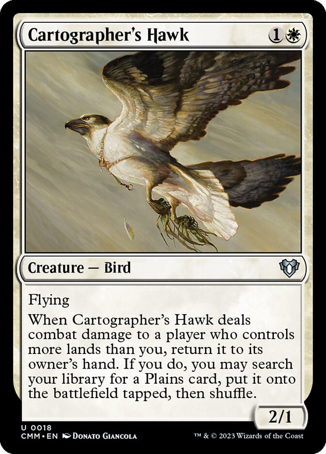 Cartographer's Hawk - [Foil] Commander Masters (CMM)