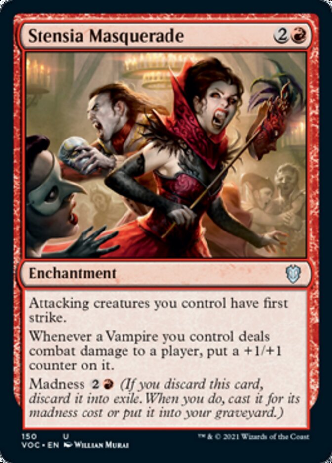 Stensia Masquerade - [Foil] Crimson Vow Commander (VOC)