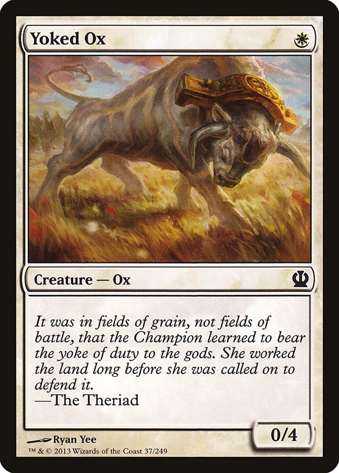 Yoked Ox - [Foil] Theros (THS)
