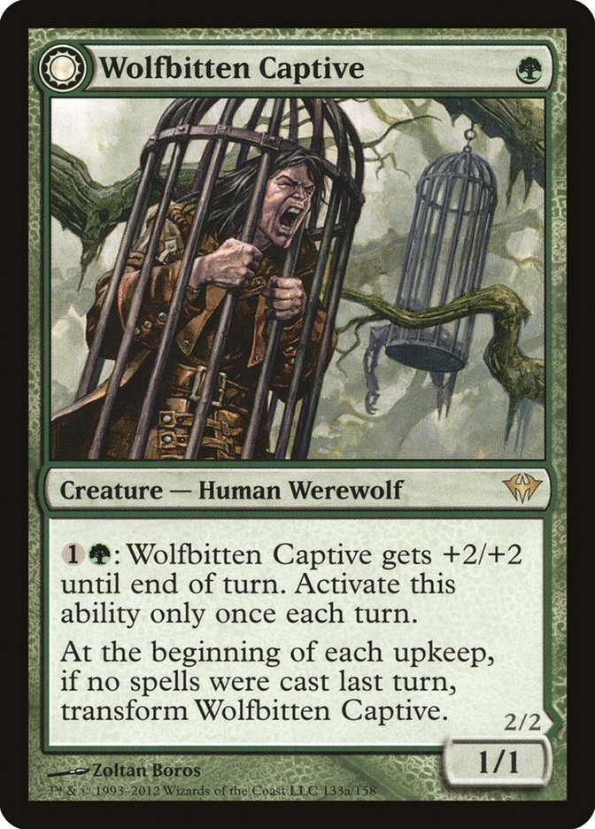 Wolfbitten Captive // Krallenhorde Killer - [Foil] Dark Ascension (DKA)