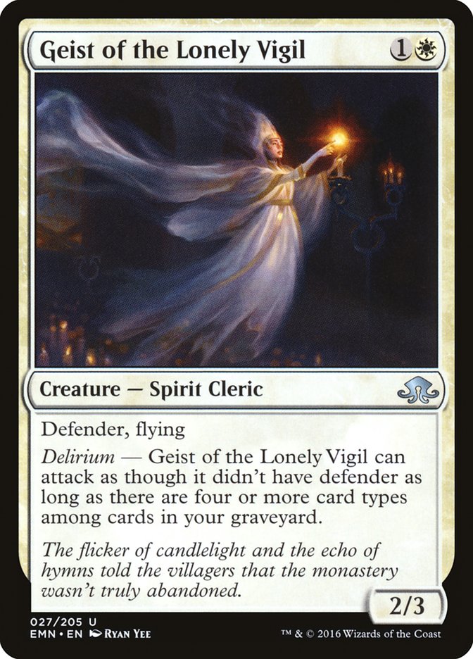Geist of the Lonely Vigil - [Foil] Eldritch Moon (EMN)