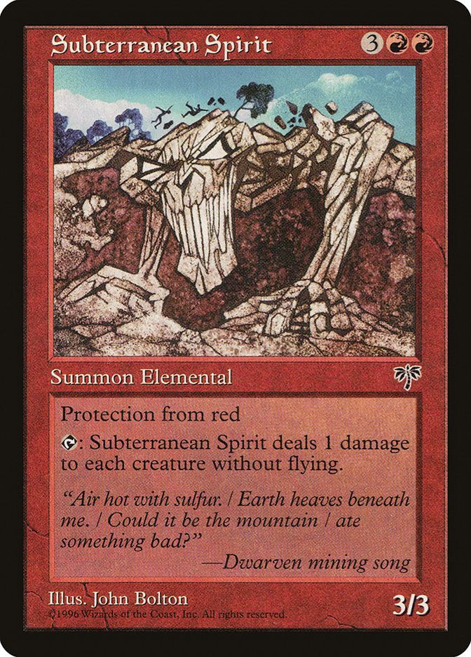 Subterranean Spirit - Mirage (MIR)