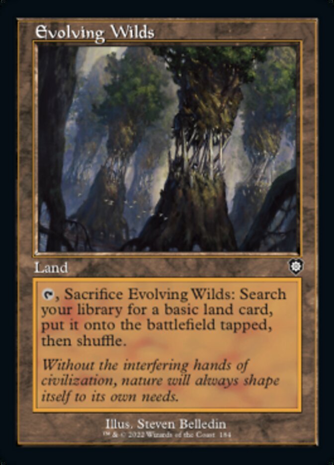 Evolving Wilds - The Brothers' War Commander (BRC)