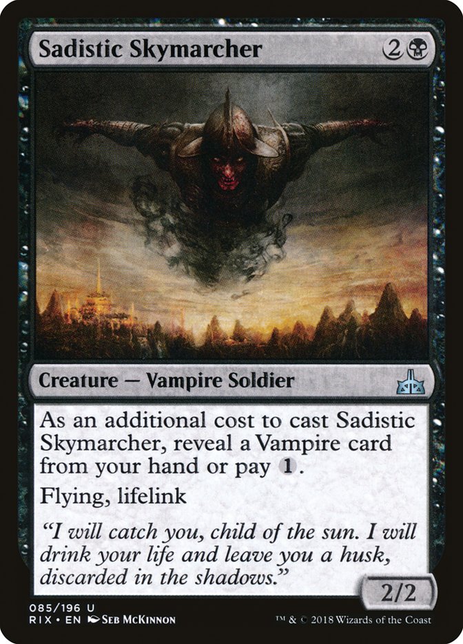 Sadistic Skymarcher - Rivals of Ixalan (RIX)