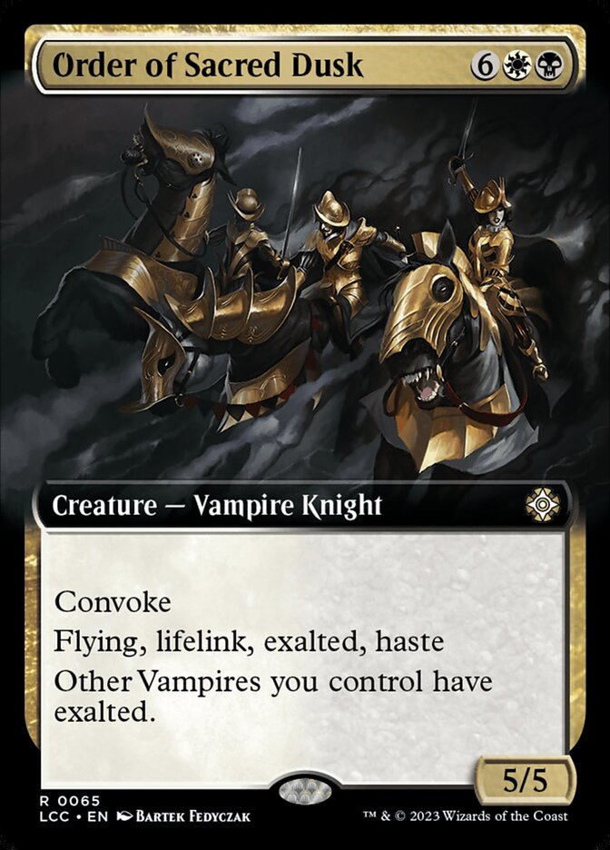 Order of Sacred Dusk - [Extended Art] Lost Caverns of Ixalan Commander (LCC)