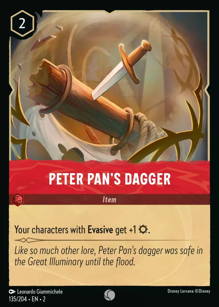 Peter Pan's Dagger - [Foil] Rise of the Floodborn (2)