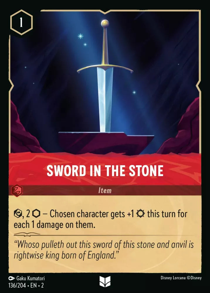 Sword In The Stone - [Foil] Rise of the Floodborn (2)