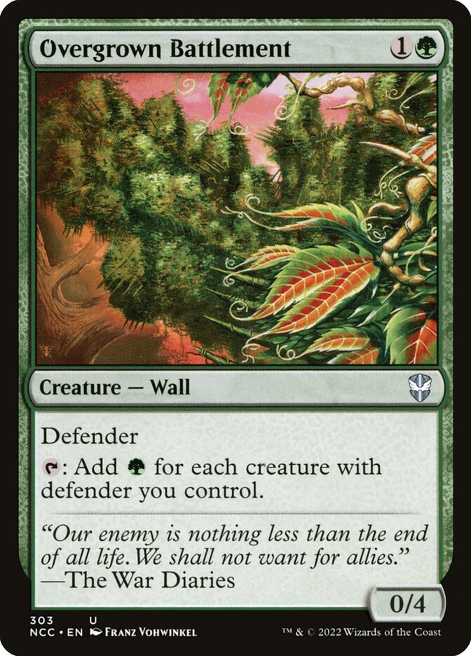 Overgrown Battlement - [Foil] New Capenna Commander (NCC)