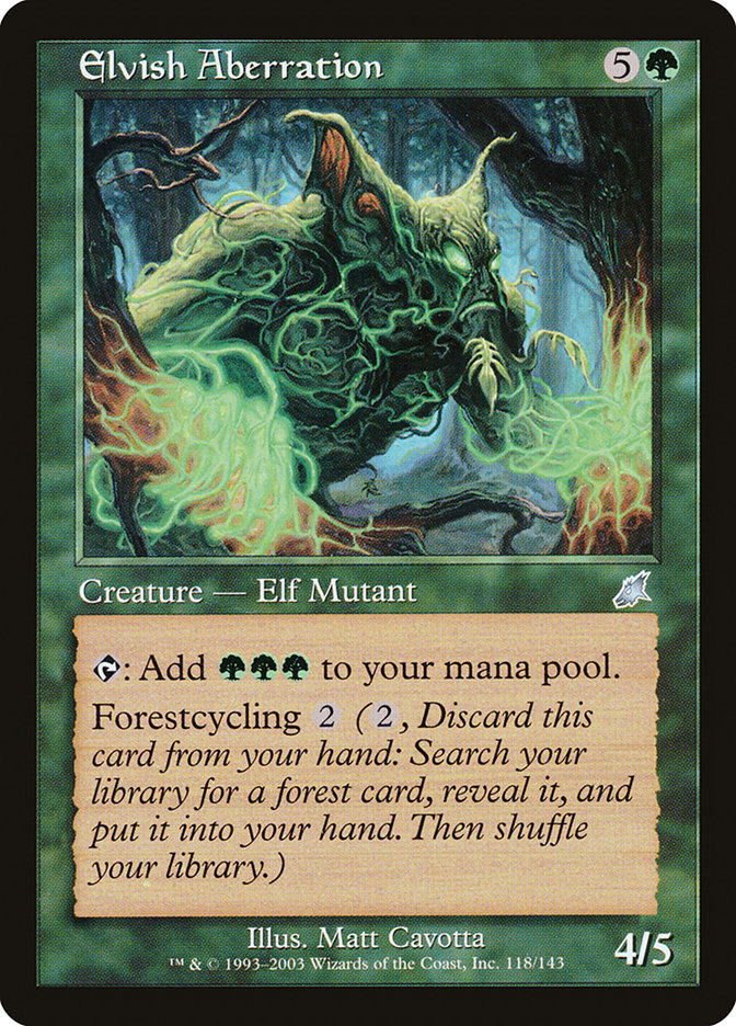 Elvish Aberration - [Foil] Scourge (SCG)